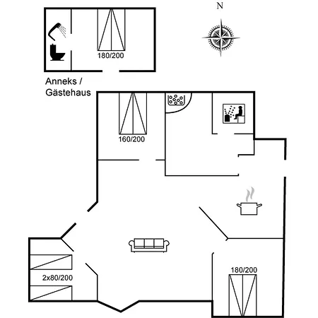 Algeth - 2-5km From The Sea By Interhome